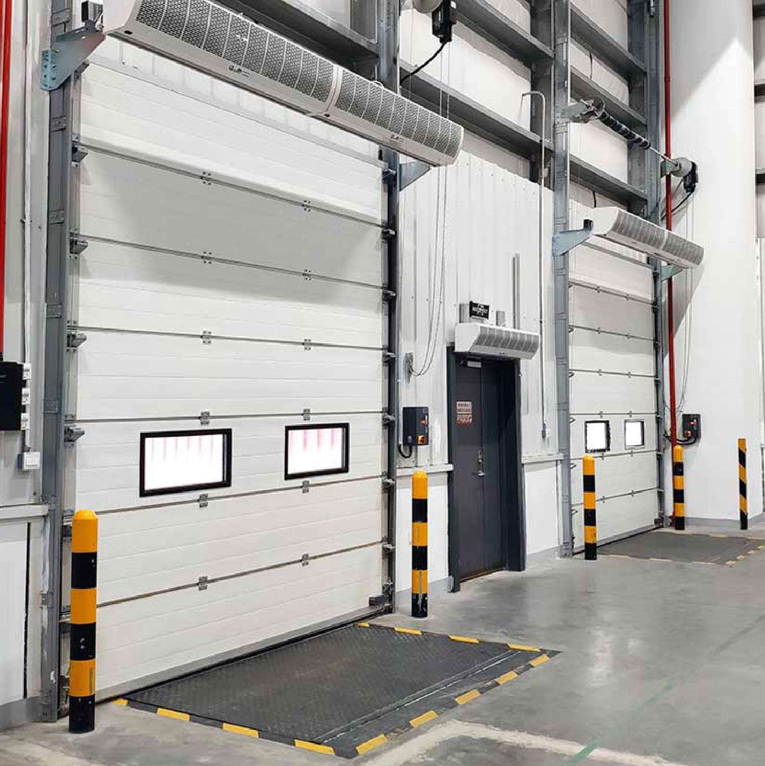 sectional overhead door solution for food processing facility