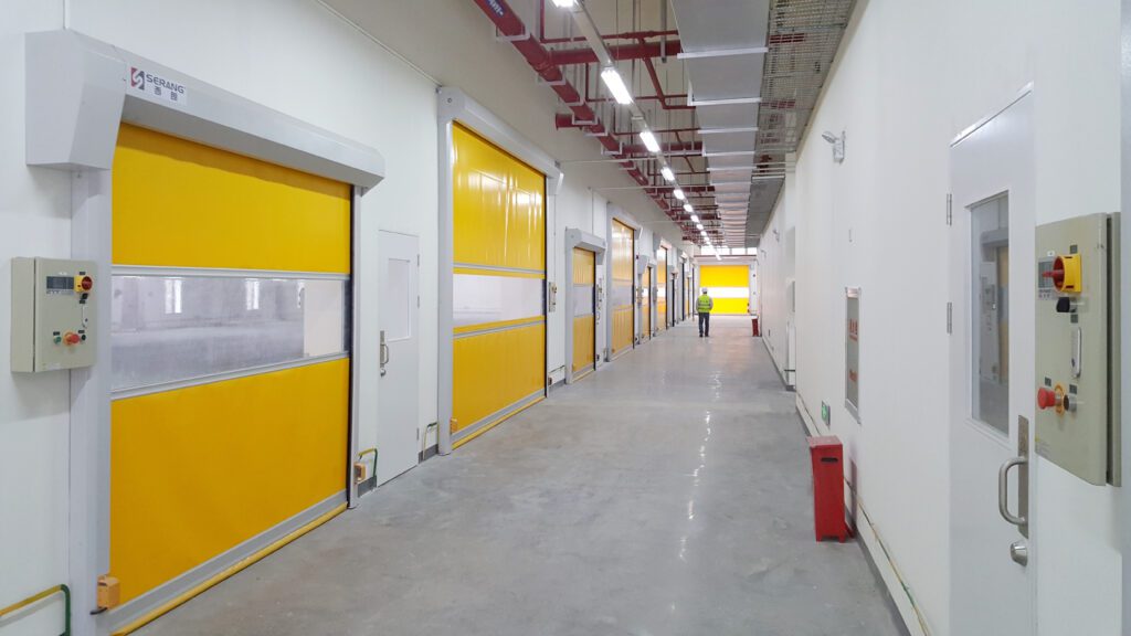 PVC high speed door