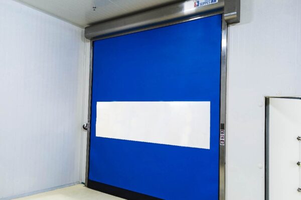 zipper structure high speed door