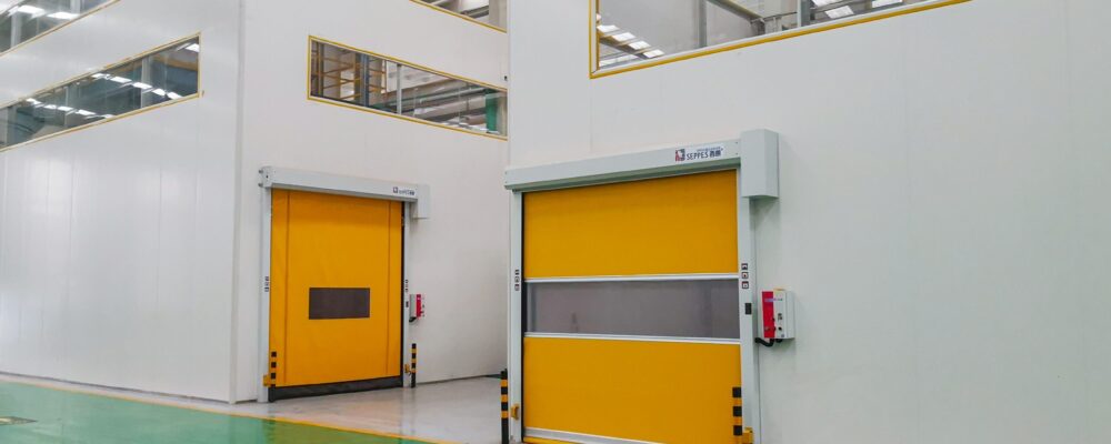 PVC high speed door and zipper fast door