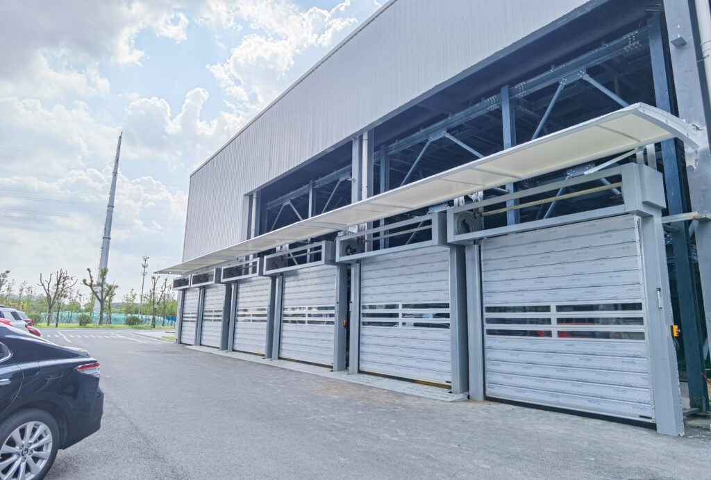 High speed spiral door for Dubai car parks: the key to safety and ...