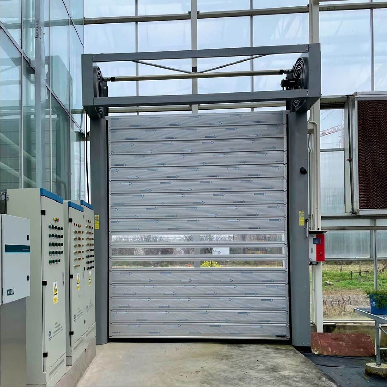 Porta Rápida de Metal Rígido