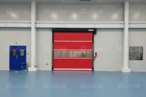 red high speed door