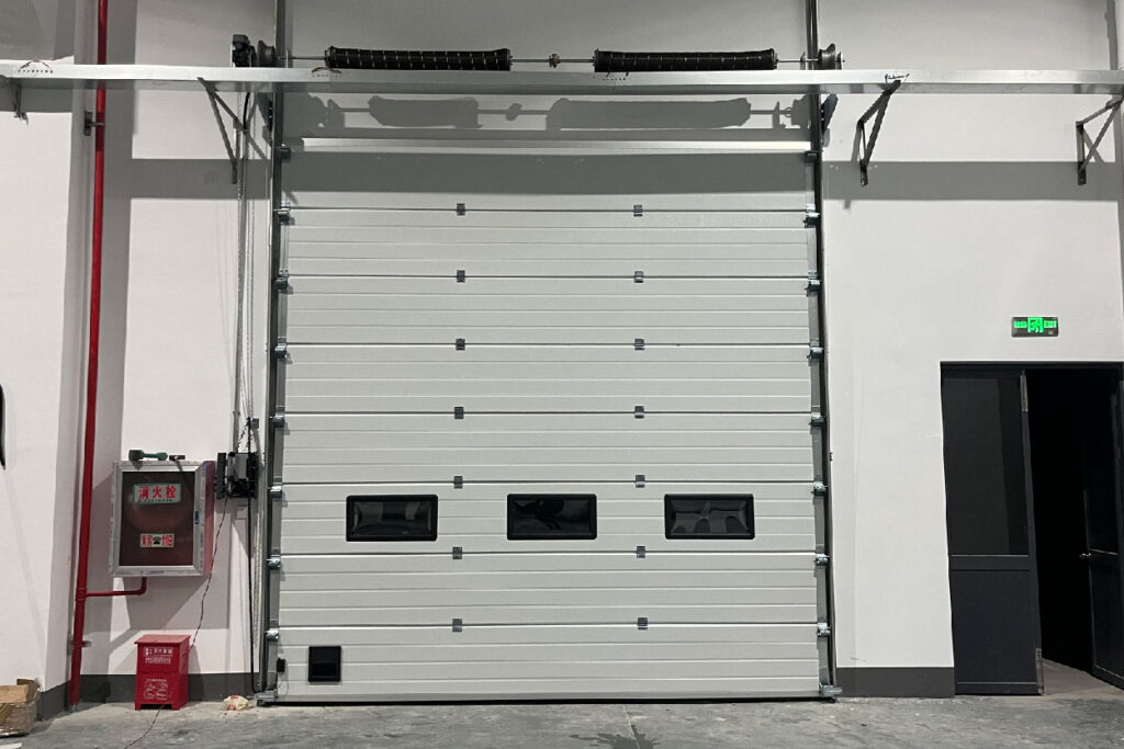 aluminium sectional door