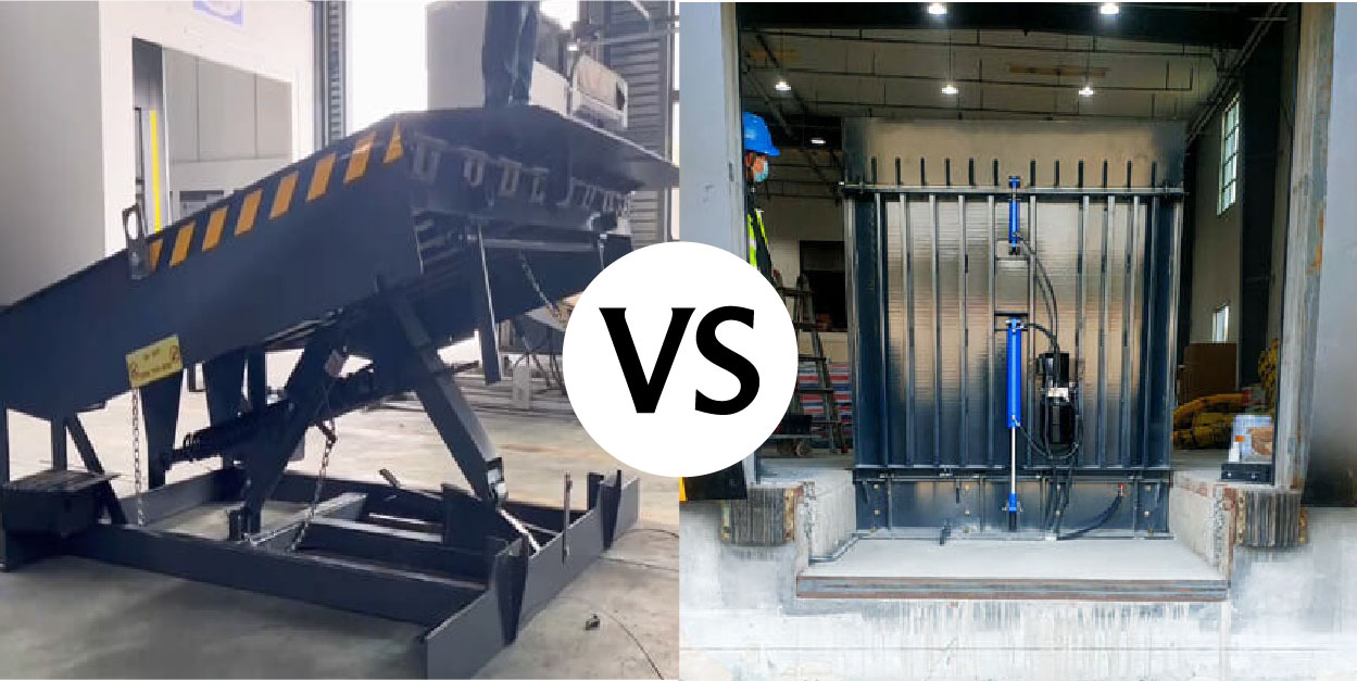 mechanical dock leveler VS vertical dock leveler