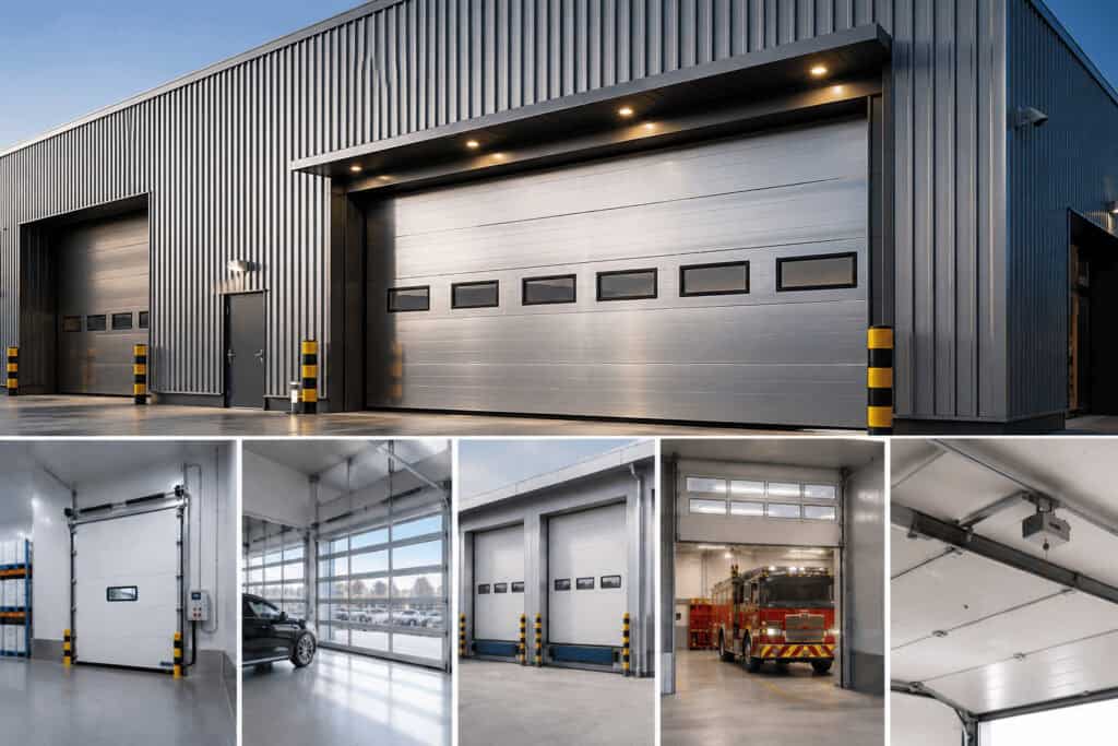 Industrial Sectional Door for Warehouse & Factory Applications