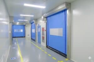 high speed freezer door