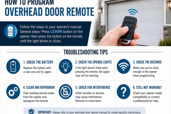 How to Program an Overhead Door Remote Troubleshooting Guide