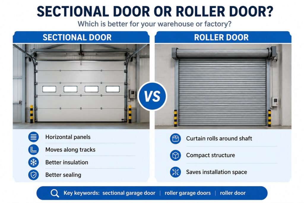 Sectional Door Or Roller Door