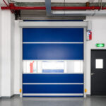 high-speed door installation site photos