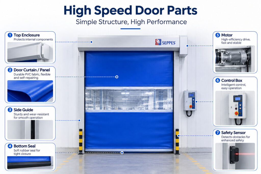 High Speed Door Parts