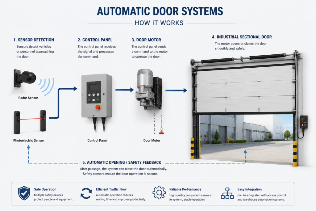 automatic-door-control-system-industrial-sectional-door