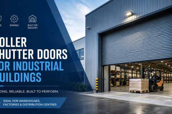 Roller shutter doors for industrial buildings