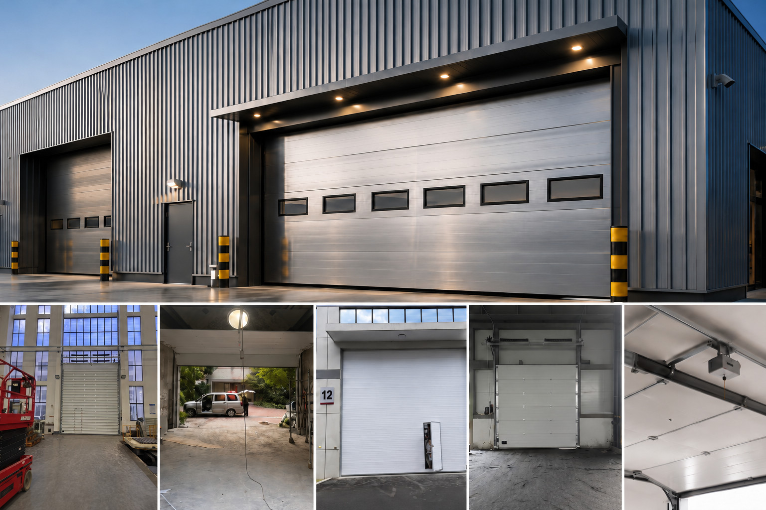 cold storage warehouse door system for temperature control