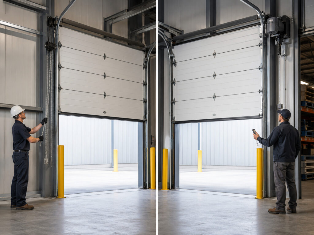 Manual vs Automatic Sectional Doors: Which Is Better?
