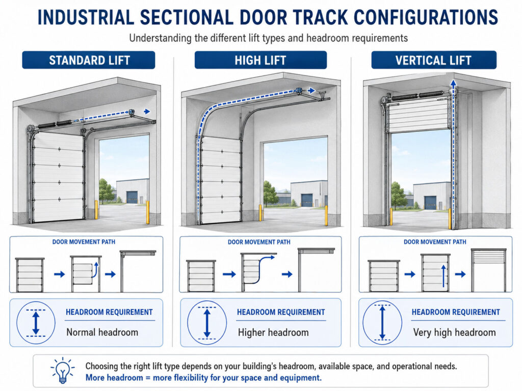 sectional-door-lift-types