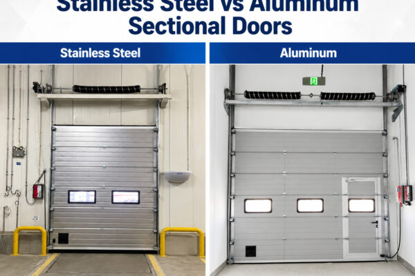 stainless steel vs aluminum sectional doors