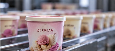 Ice cream production and freezer cold storage facility