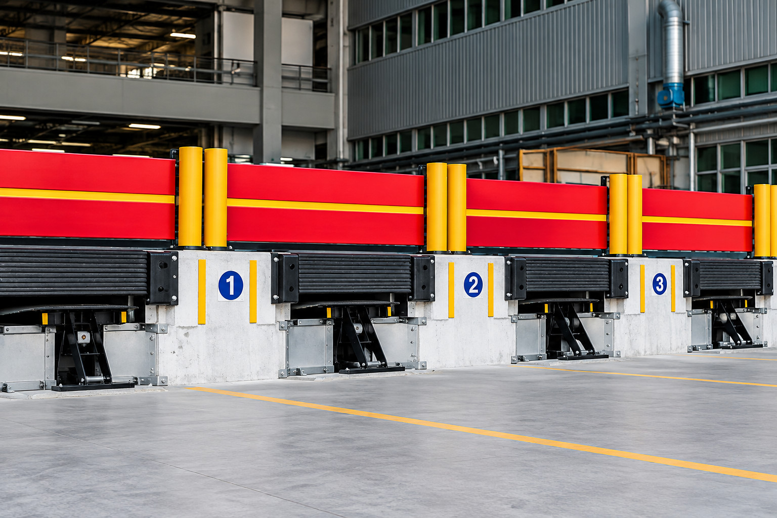 Forklift traffic route protection