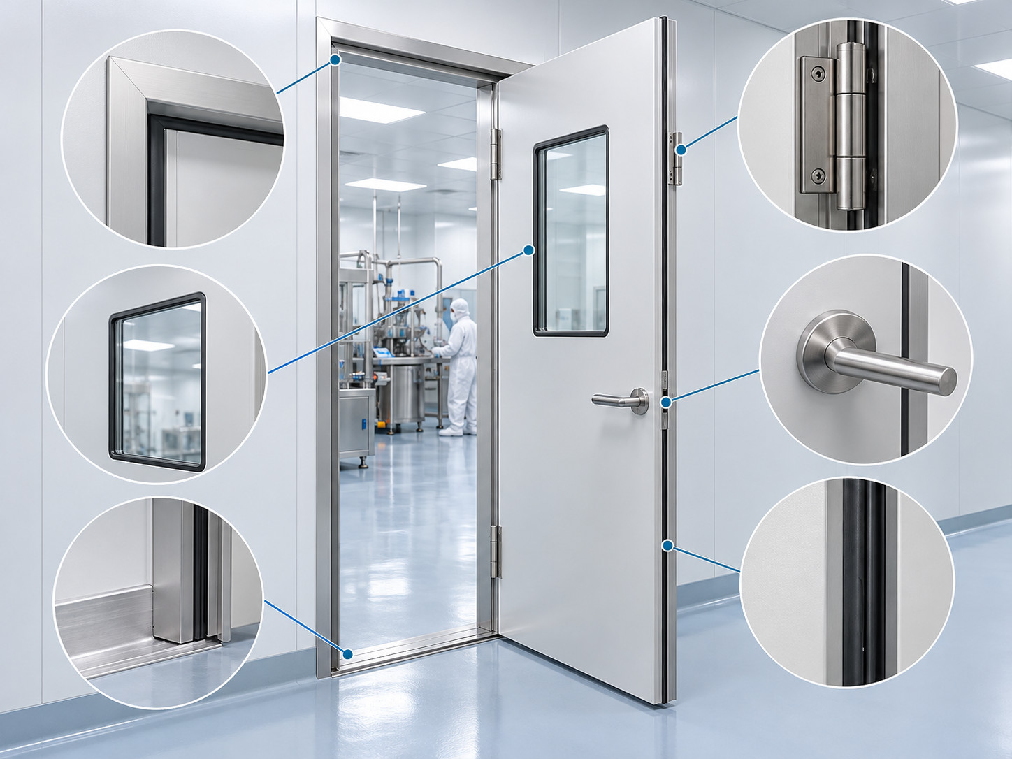 clean-room-door-key-components