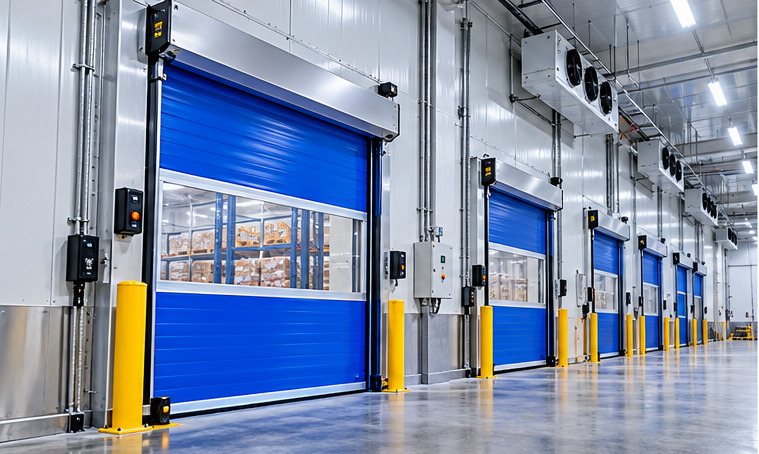 Cold storage door selection for refrigerated warehouses