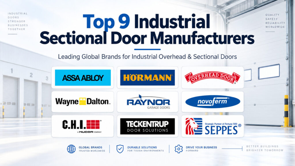 Top 10 Industrial Sectional Door Manufacturers in 2026