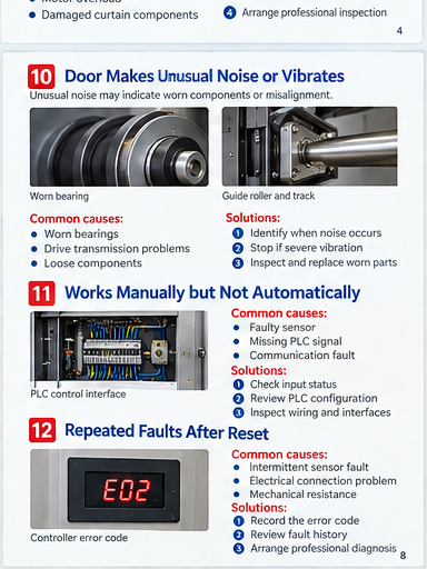 high-speed-door-controller-faults