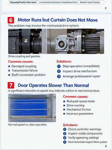 high-speed-door-motor-problems
