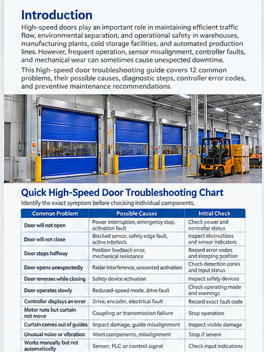 high-speed-door-troubleshooting-overview